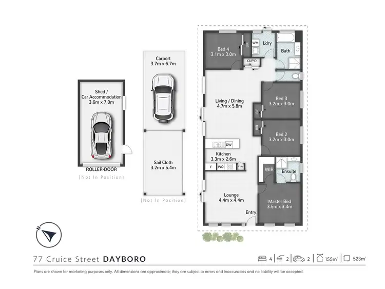 Floorplan of Homely house listing, 77 Cruice Street, Dayboro QLD 4521