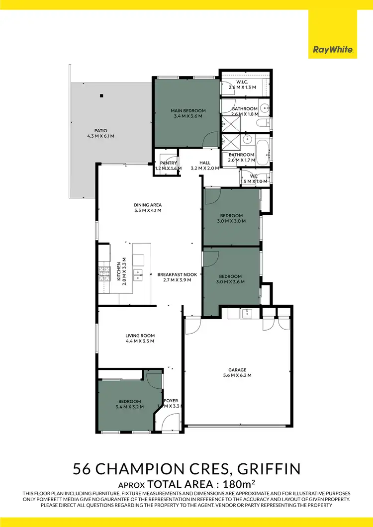 Floorplan of Homely house listing, 56 Champion Crescent, Griffin QLD 4503