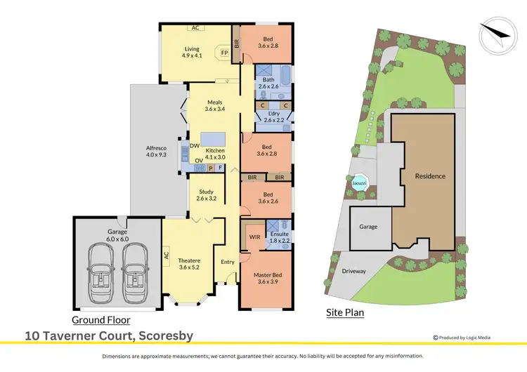 Floorplan of Homely house listing, 10 Taverner Court, Scoresby VIC 3179