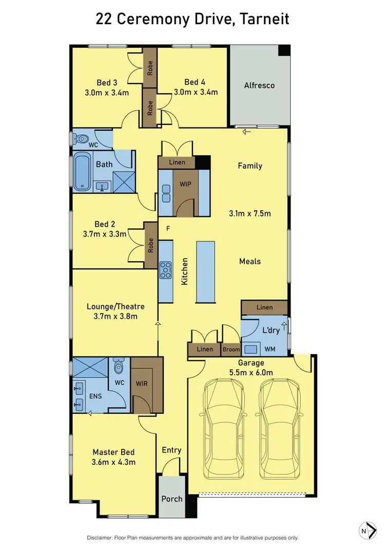 Floorplan of Homely house listing, 22 Ceremony Drive, Tarneit VIC 3029