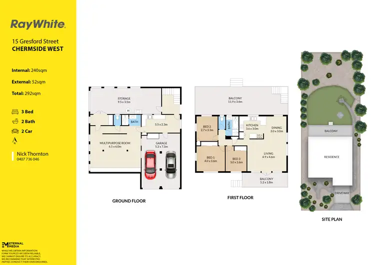 Floorplan of Homely house listing, 15 Gresford Street, Chermside West QLD 4032