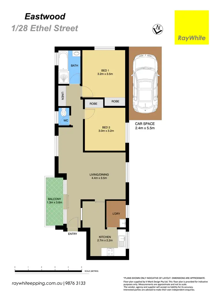 Floorplan of Homely unit listing, 1/28 Ethel Street, Eastwood NSW 2122