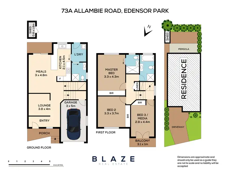 Floorplan of Homely house listing, 73A Allambie Road, Edensor Park NSW 2176