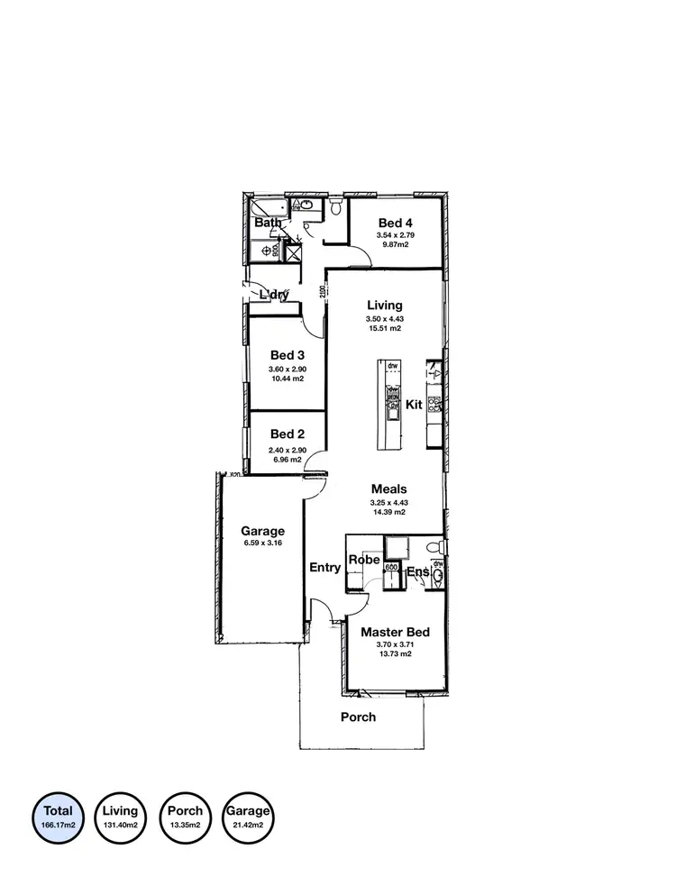 Floorplan of Homely house listing, 52 Park Terrace, Blakeview SA 5114