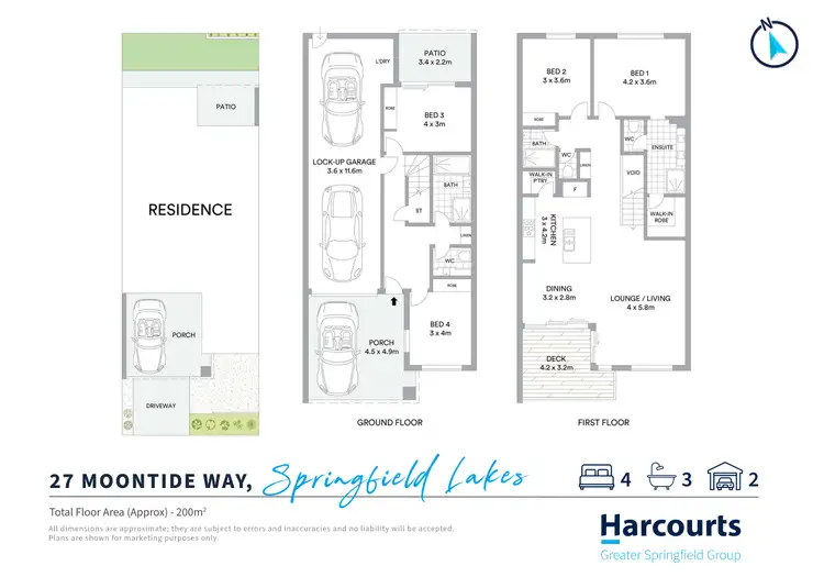 Floorplan of Homely house listing, 27 Moontide Way, Springfield Lakes QLD 4300