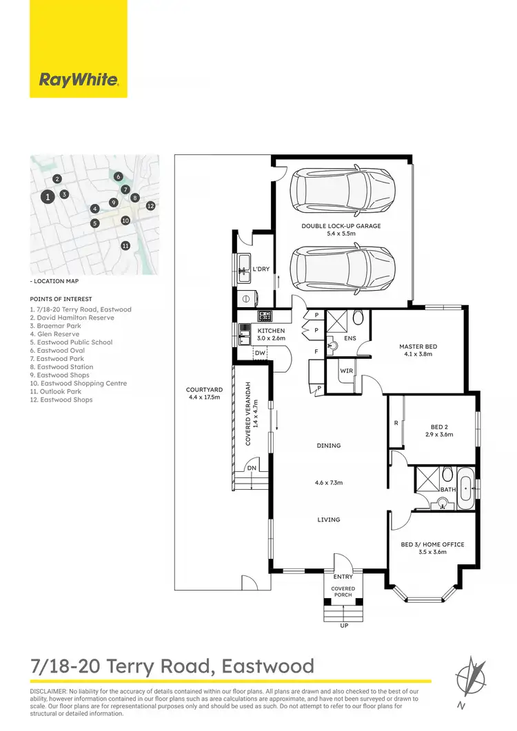 Floorplan of Homely villa listing, 7/18-20 Terry Road, Eastwood NSW 2122