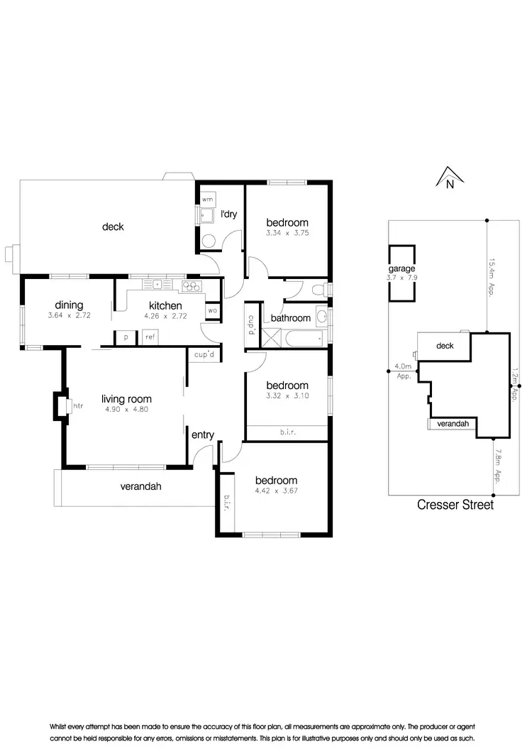 Floorplan of Homely house listing, 18 Cresser Street, Altona North VIC 3025