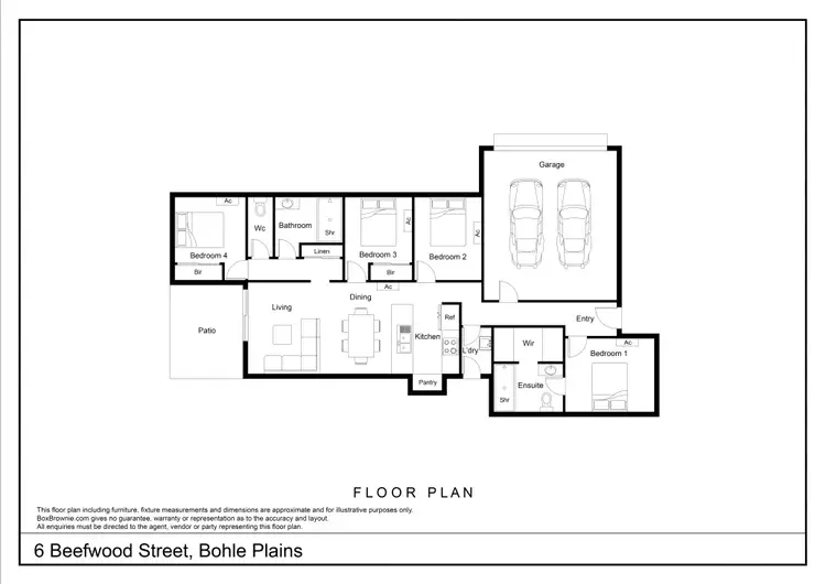 Floorplan of Homely house listing, 6 Beefwood Street, Bohle Plains QLD 4817