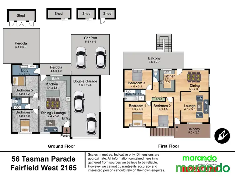 Floorplan of Homely house listing, 56 Tasman Parade, Fairfield West NSW 2165