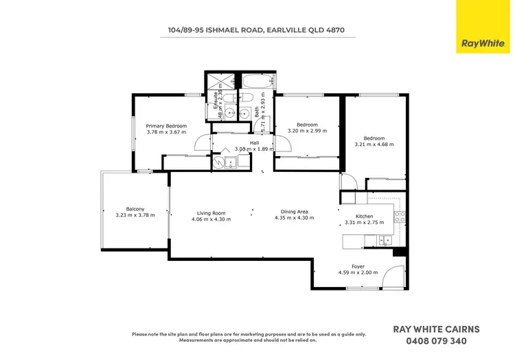 Floorplan of Homely apartment listing, 104/89-95 Ishmael Road, Earlville QLD 4870