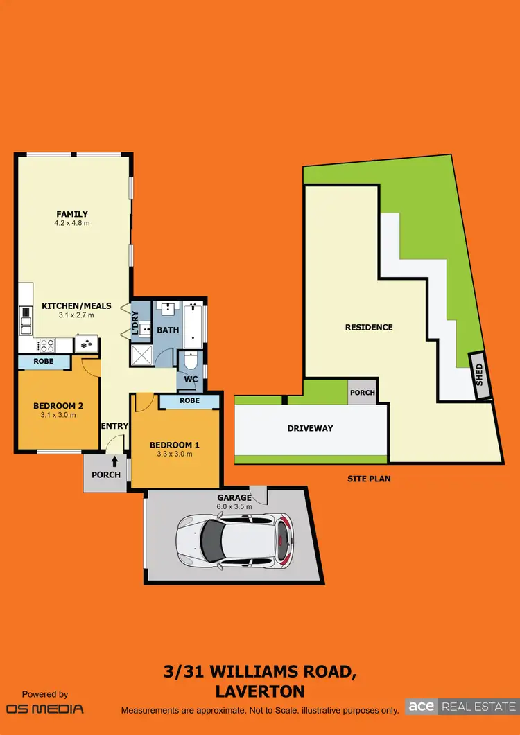 Floorplan of Homely unit listing, 3/31 Williams Road, Laverton VIC 3028