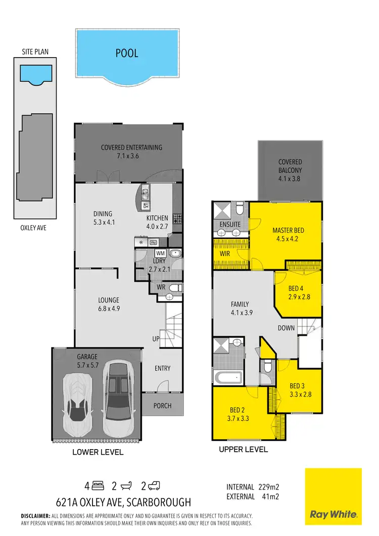 Floorplan of Homely house listing, 621A Oxley Avenue, Scarborough QLD 4020