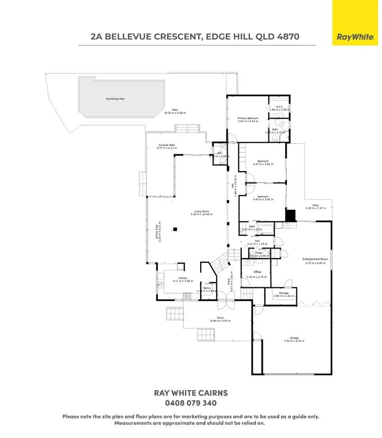 Floorplan of Homely house listing, 2A Bellevue Crescent, Edge Hill QLD 4870