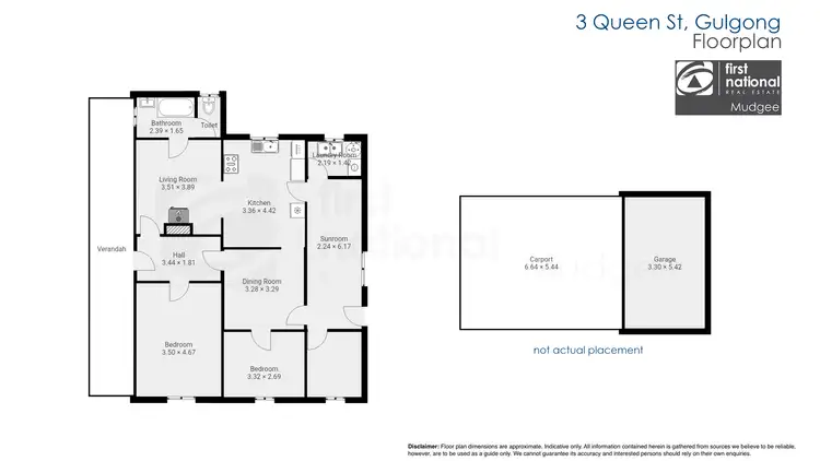 Floorplan of Homely house listing, 3 Queen Street, Gulgong NSW 2852