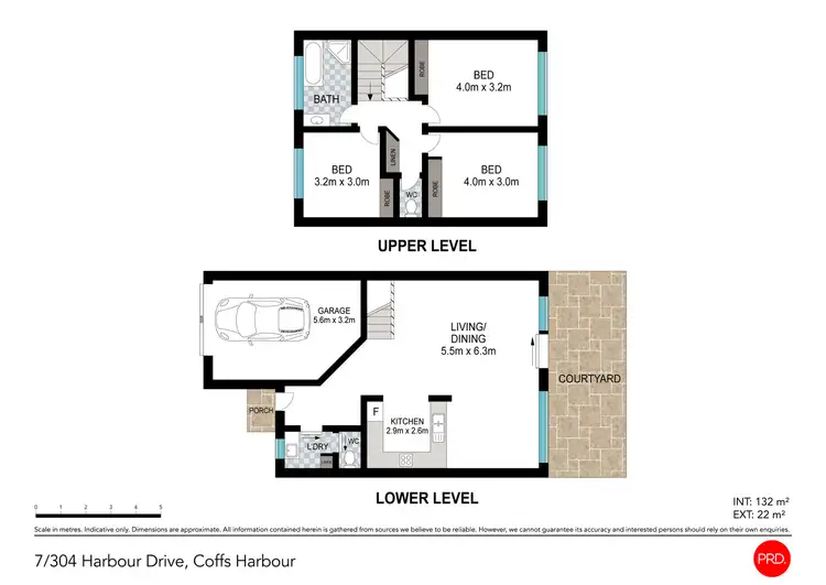 Floorplan of Homely townhouse listing, 7/304 Harbour Drive, Coffs Harbour NSW 2450