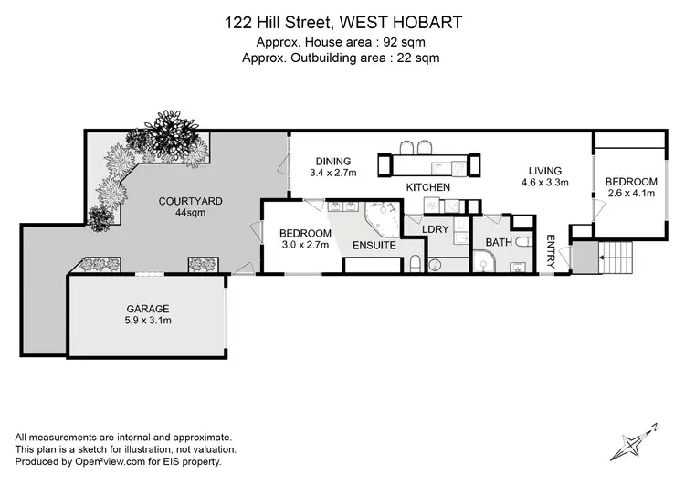 Floorplan of Homely house listing, 122 Hill Street, West Hobart TAS 7000