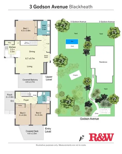 Floorplan of Homely house listing, 3-5 Godson Avenue, Blackheath NSW 2785