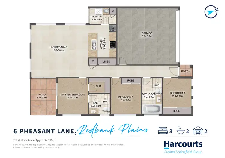 Floorplan of Homely house listing, 6 Pheasant Lane, Redbank Plains QLD 4301