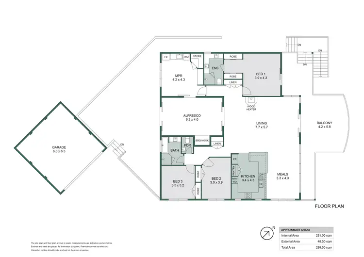 Floorplan of Homely house listing, 8 Park Way, Dawesville WA 6211