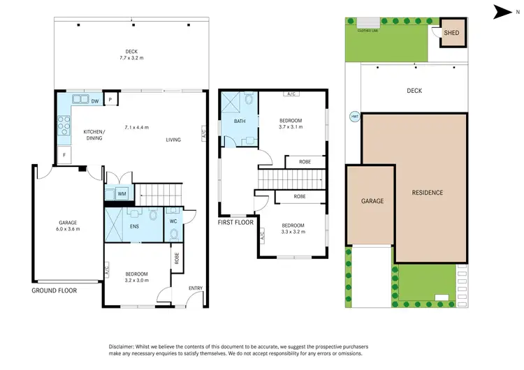 Floorplan of Homely townhouse listing, 16B Botanic Drive, Glen Waverley VIC 3150