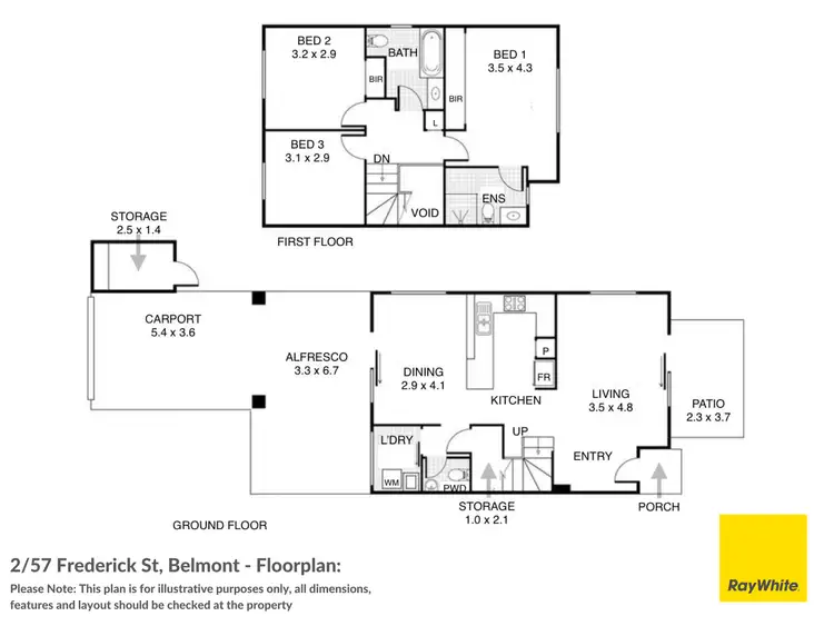 Floorplan of Homely house listing, 2/57 Frederick Street, Belmont WA 6104