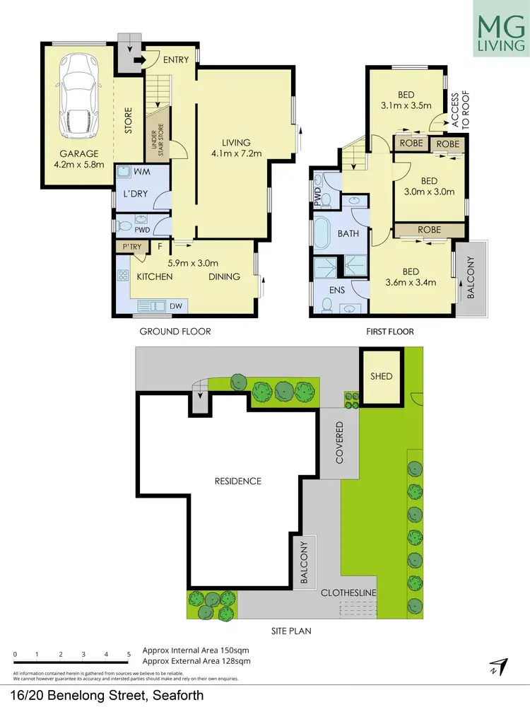 Floorplan of Homely other listing, 16/20 Benelong Street, Seaforth NSW 2092