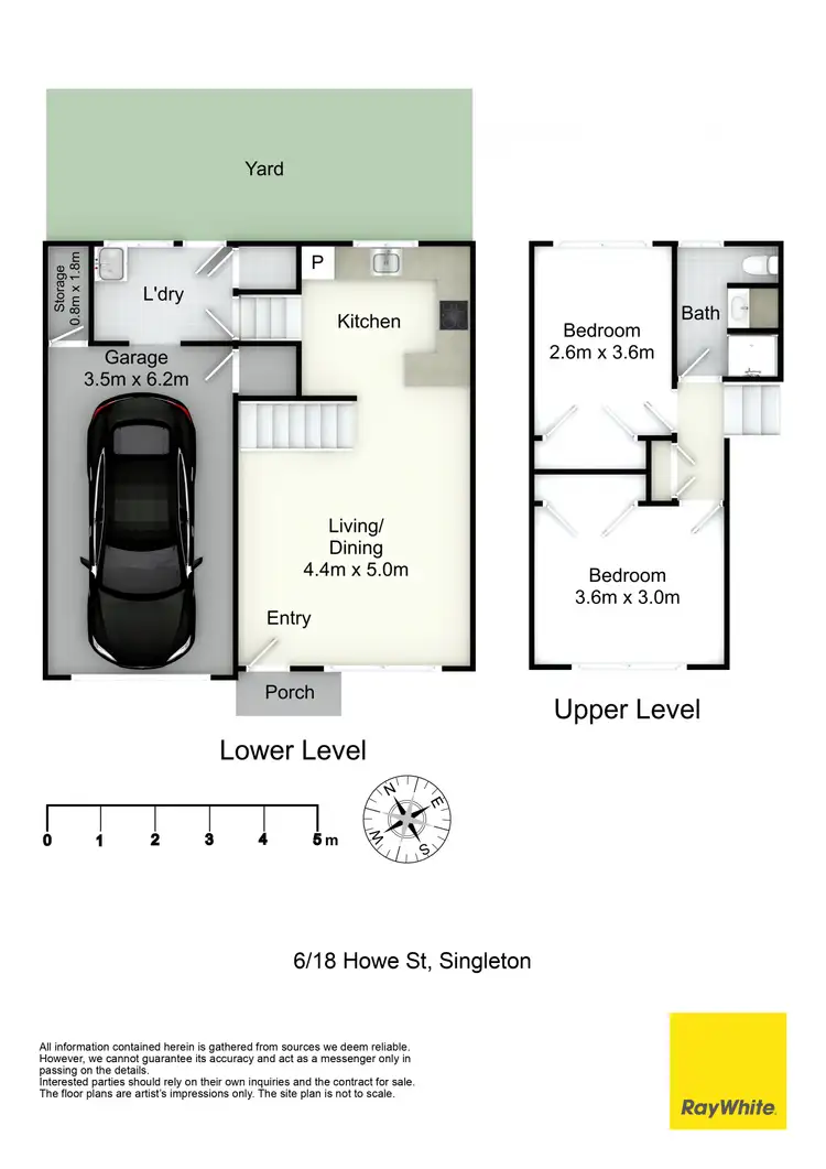 Floorplan of Homely unit listing, 6/18 Howe Street, Singleton NSW 2330