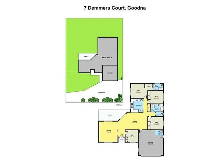 Floorplan of Homely house listing, 7 Demmers Court, Goodna QLD 4300