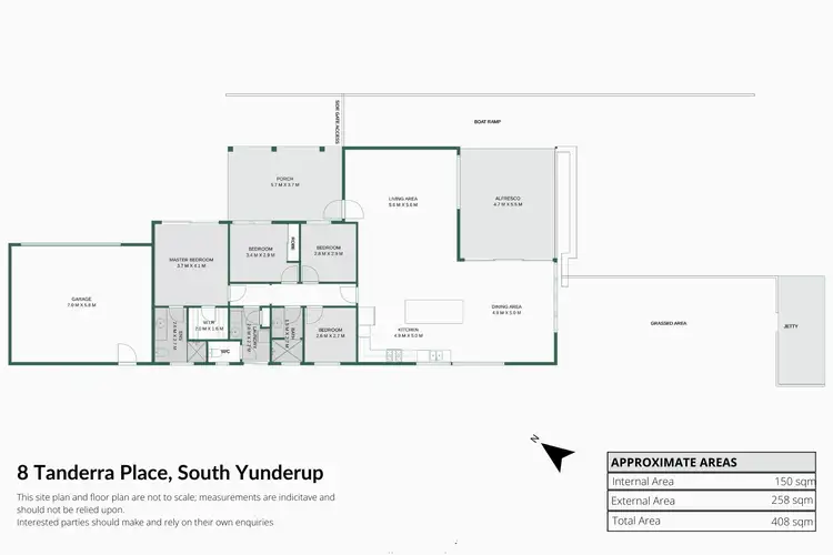 Floorplan of Homely house listing, 8 Tanderra Place, South Yunderup WA 6208
