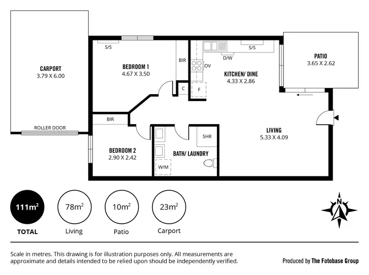 Floorplan of Homely apartment listing, 39/6-24 Winona Street, Findon SA 5023