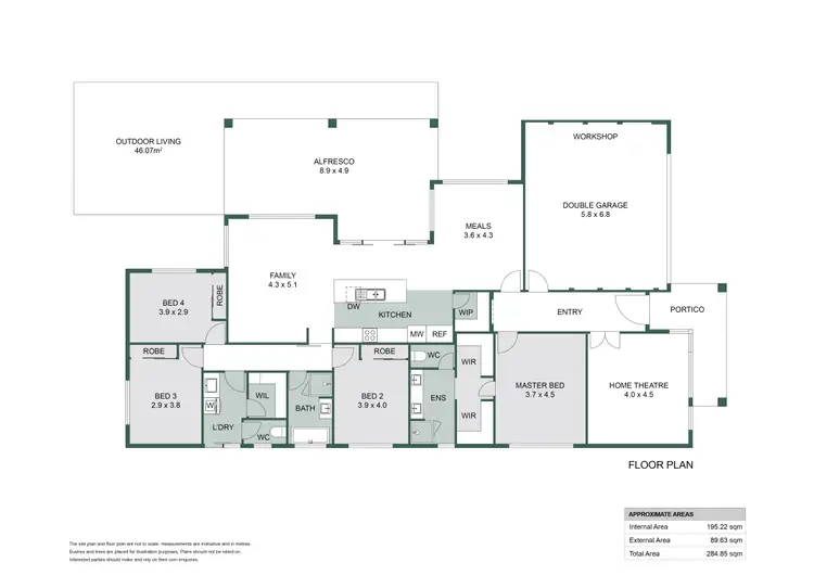 Floorplan of Homely house listing, 102 Grandmere Parade, Meadow Springs WA 6210