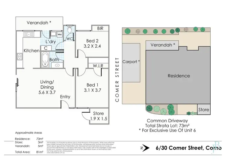 Floorplan of Homely house listing, 6/30 Comer Street, Como WA 6152