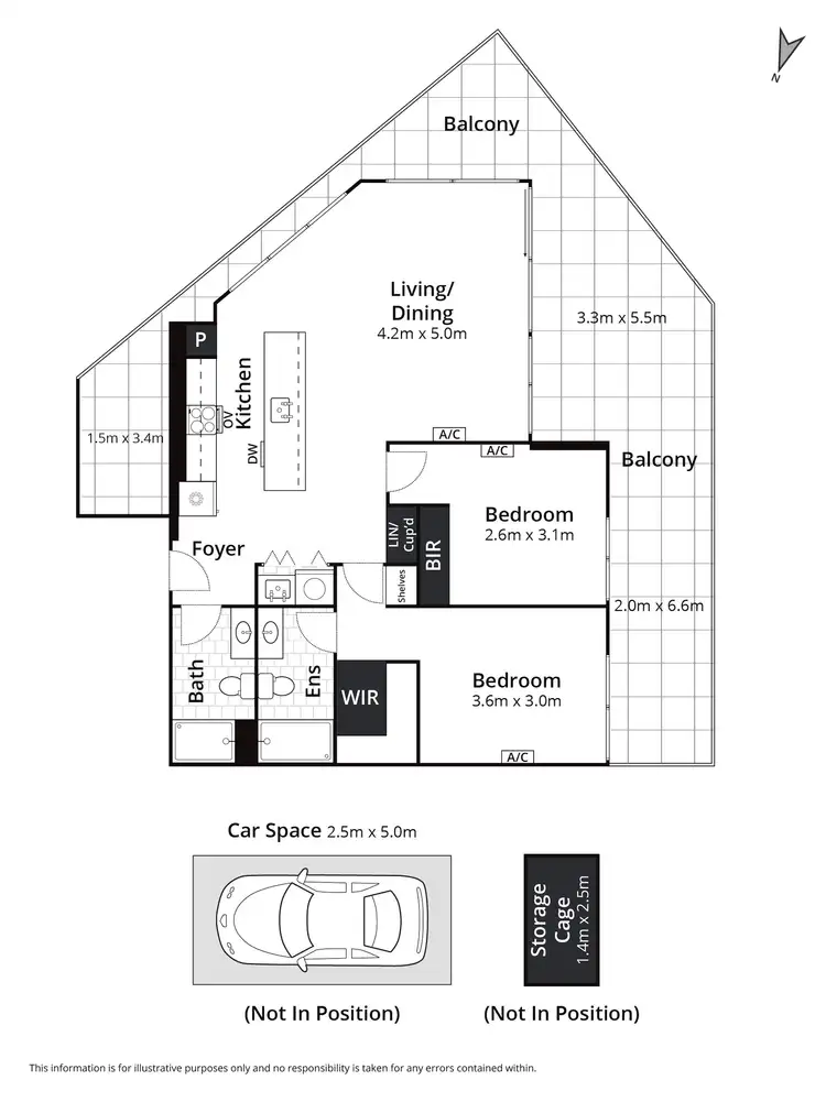 Floorplan of Homely apartment listing, 109/18 Malone Street, Geelong VIC 3220