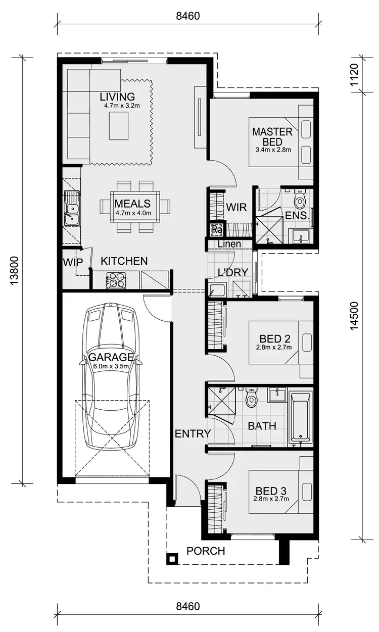 Floorplan of Homely house listing, 619 Kielder Crescent - Evergreen Estate, Clyde VIC 3978
