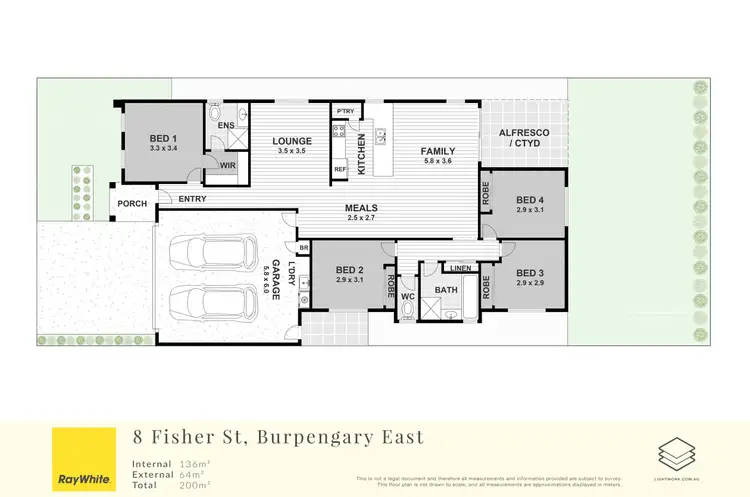 Floorplan of Homely house listing, 8 Fisher Street, Burpengary East QLD 4505