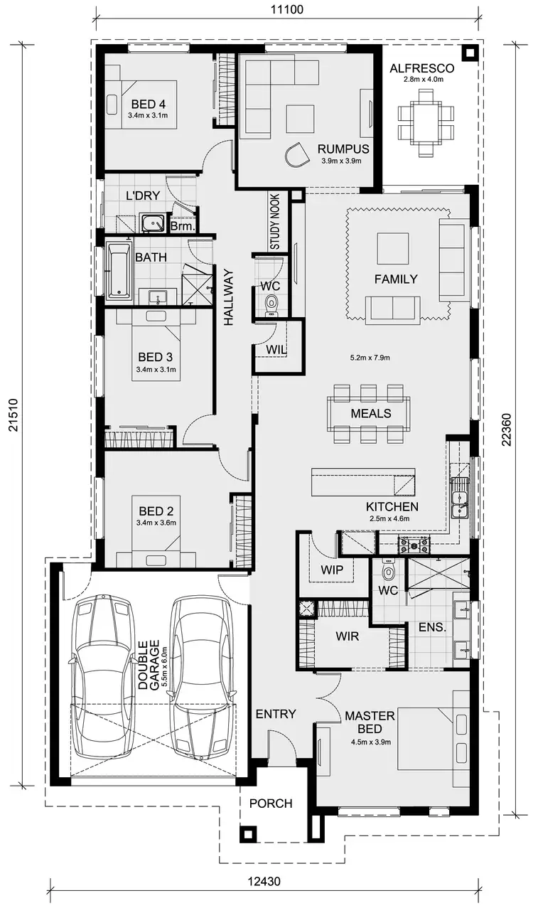 Floorplan of Homely house listing, LOT 2707 Stonehillestate, Maddingley VIC 3340