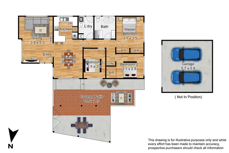 Floorplan of Homely house listing, 8 Eyre Court, Cranbourne North VIC 3977