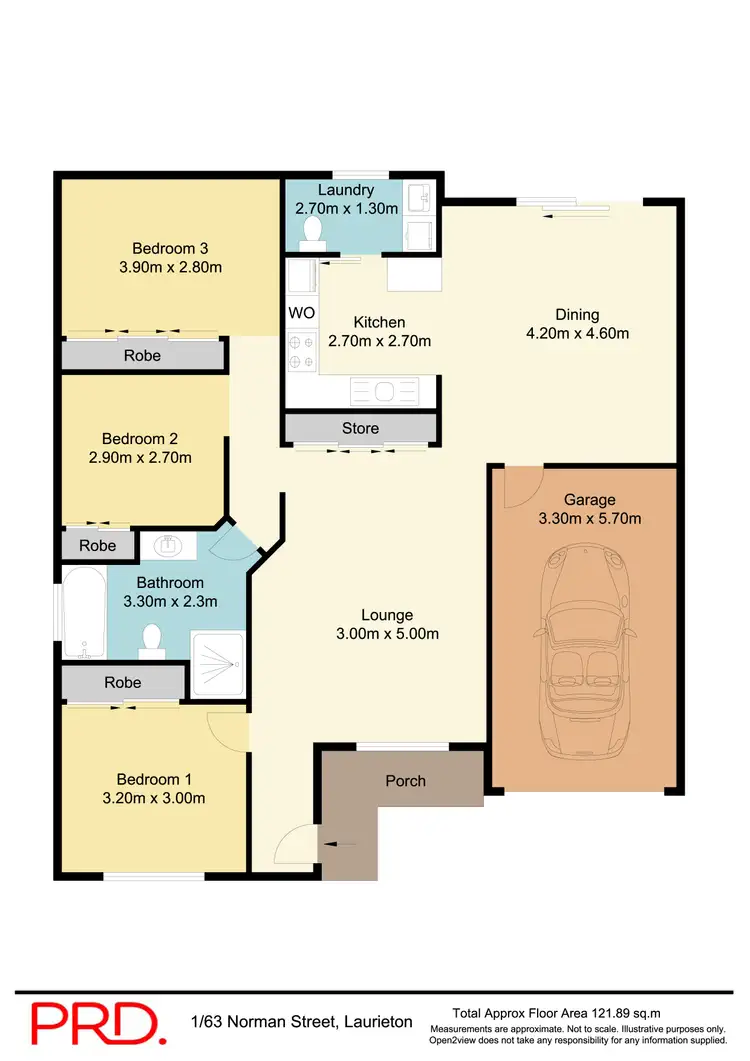 Floorplan of Homely villa listing, 1/63 Norman Street, Laurieton NSW 2443
