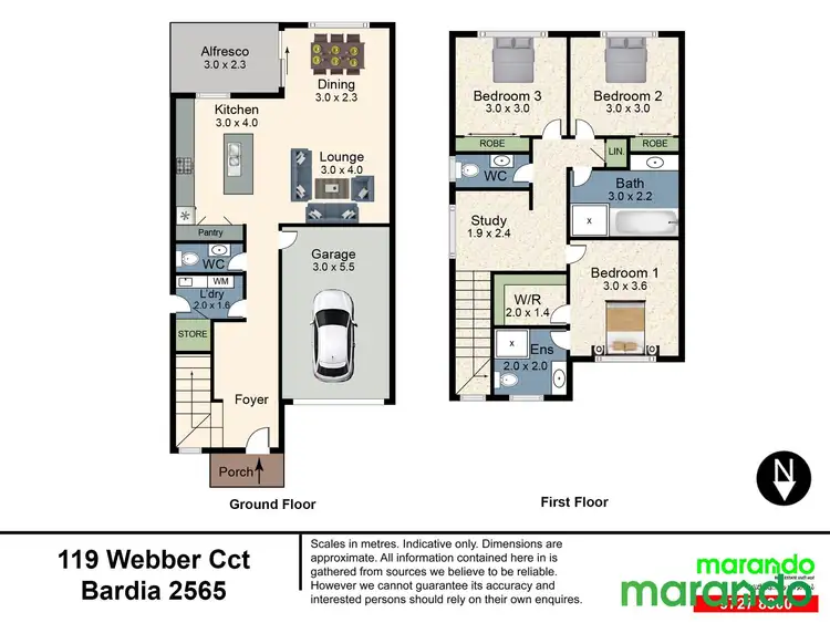 Floorplan of Homely house listing, 119 Webber Circuit, Bardia NSW 2565