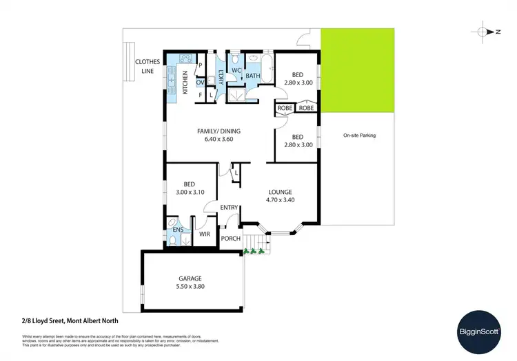 Floorplan of Homely unit listing, 2/8 Lloyd Street, Mont Albert North VIC 3129