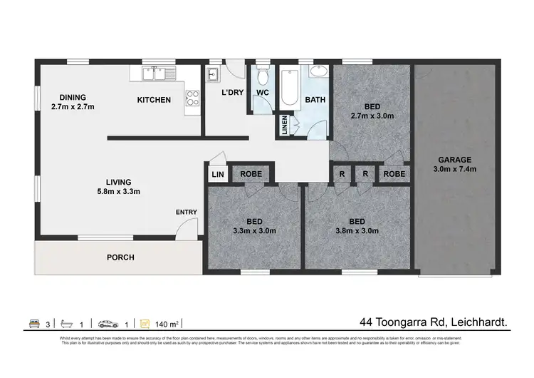 Floorplan of Homely house listing, 44 Toongarra Road, Leichhardt QLD 4305