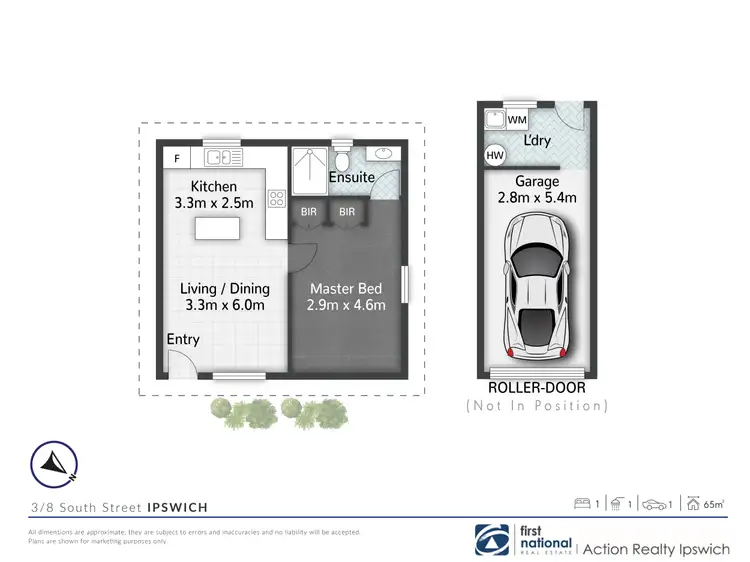 Floorplan of Homely unit listing, 3/8 South Street, Ipswich QLD 4305