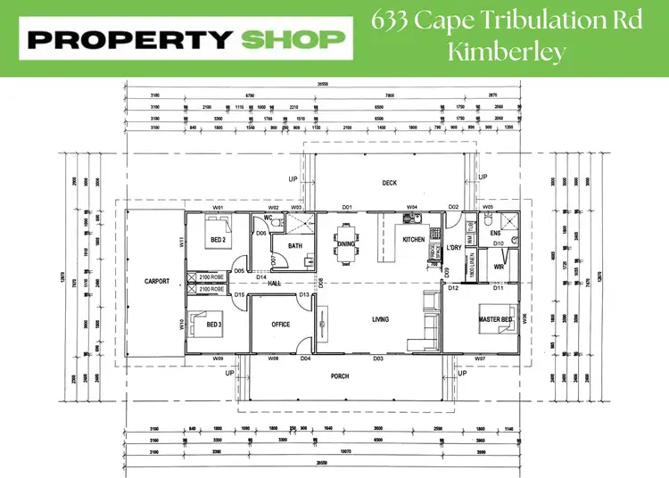 Floorplan of Homely house listing, 633 Cape Tribulation Road, Kimberley, Daintree QLD 4873
