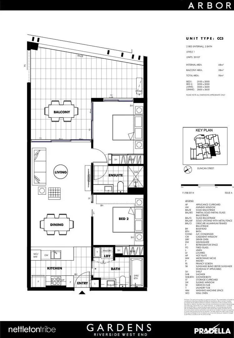 Floorplan of Homely apartment listing, 30107/40 Duncan Street, West End QLD 4101