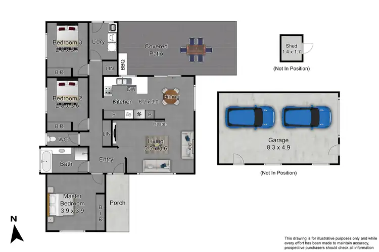 Floorplan of Homely house listing, 16 Plateau Crescent, Hampton Park VIC 3976