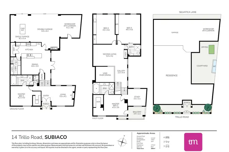 Floorplan of Homely house listing, 14 Trillo Road, Subiaco WA 6008
