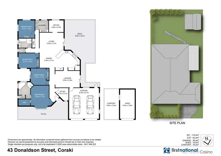 Floorplan of Homely house listing, 43 Donaldson Street, Coraki NSW 2471