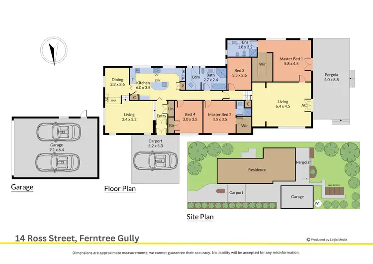 Floorplan of Homely house listing, 14 Ross Street, Ferntree Gully VIC 3156