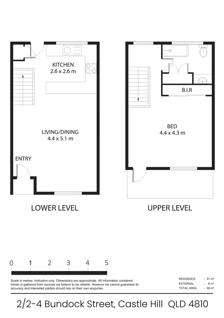 Floorplan of Homely house listing, 2/2 Bundock Street, Castle Hill QLD 4810