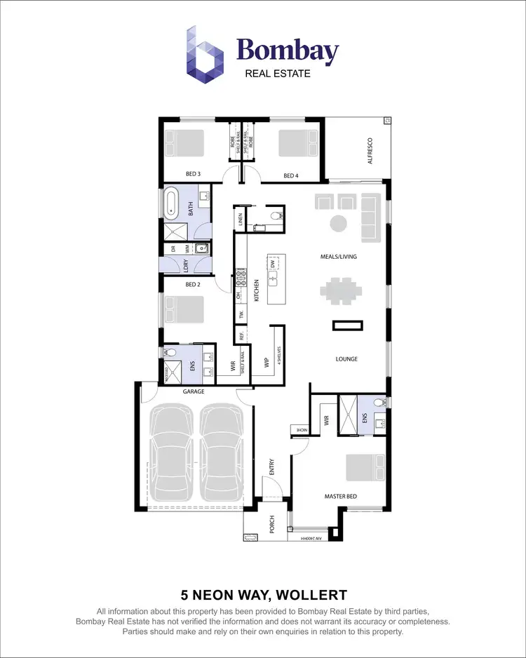 Floorplan of Homely house listing, 5 Neon Way, Wollert VIC 3750